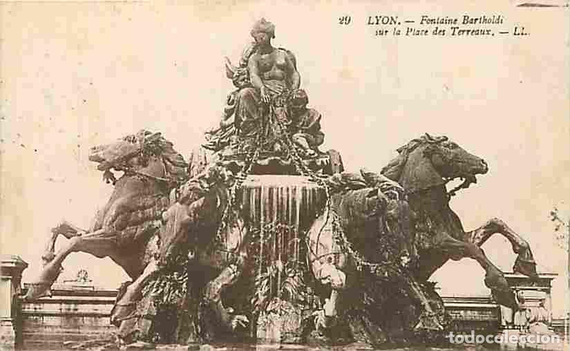 Postkarten: France - 69 - Lyon - Fontaine Bartholdi sur la Place des Terreaux - CPA - Voir Scans Recto-Verso