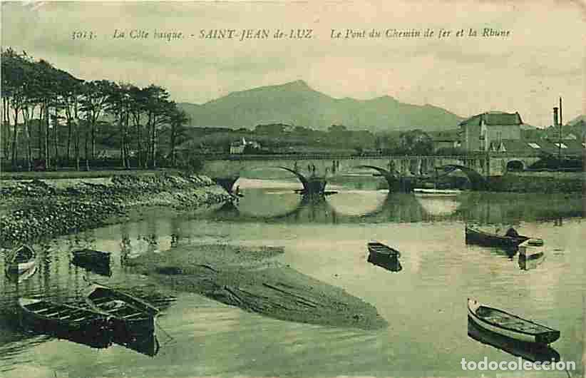 Postkarten: France - 64 - Saint Jean de Luz - Le Pont du Chemin de fer et la Rhune - Correspondance - CPA - Voir