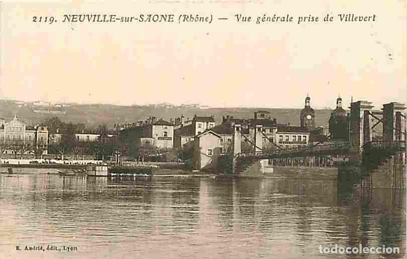 Postkarten: France - 69 - Neuville sur Saone - Vue g&eacute;n&eacute;rale prise de Villevert - Correspondance - CPA - Voir Sca