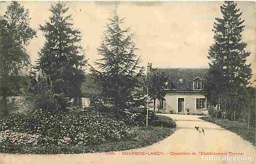 Cartes Postales: France - 71 - Bourbon Lancy - Chaumi&egrave;re de l'Etablissement Thermal - Correspondance - Voyag&eacute;e en 191