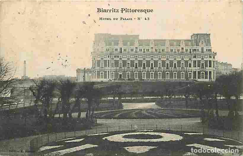 Cartes Postales: France - 64 - Biarritz - Hotel du Palais - Oblit&eacute;ration ronde de 1905 - CPA - Voir Scans Recto-Verso
