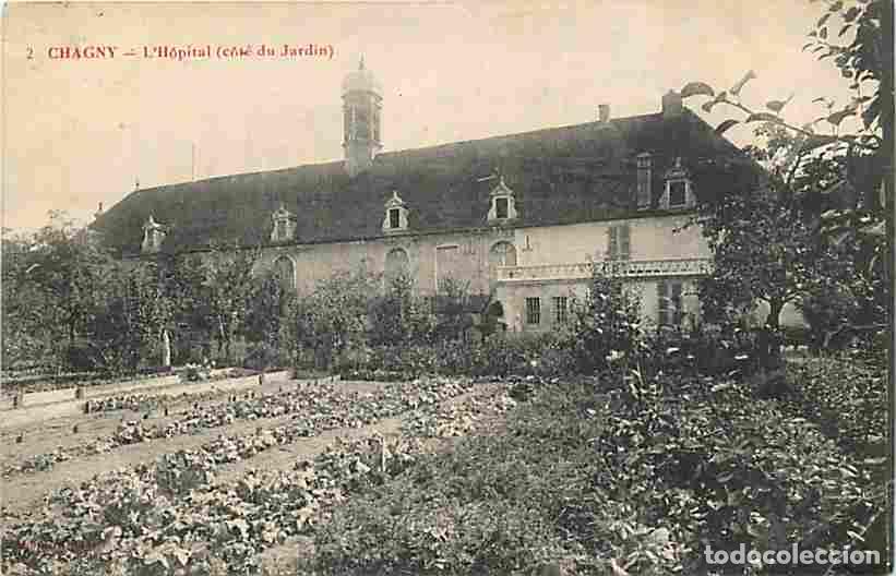 Cartes Postales: France - 71 - Chagny - L'H&ocirc;pital - Cot&eacute; du Jardin - Oblit&eacute;ration ronde de 1917 - CPA - Voir Scans Re