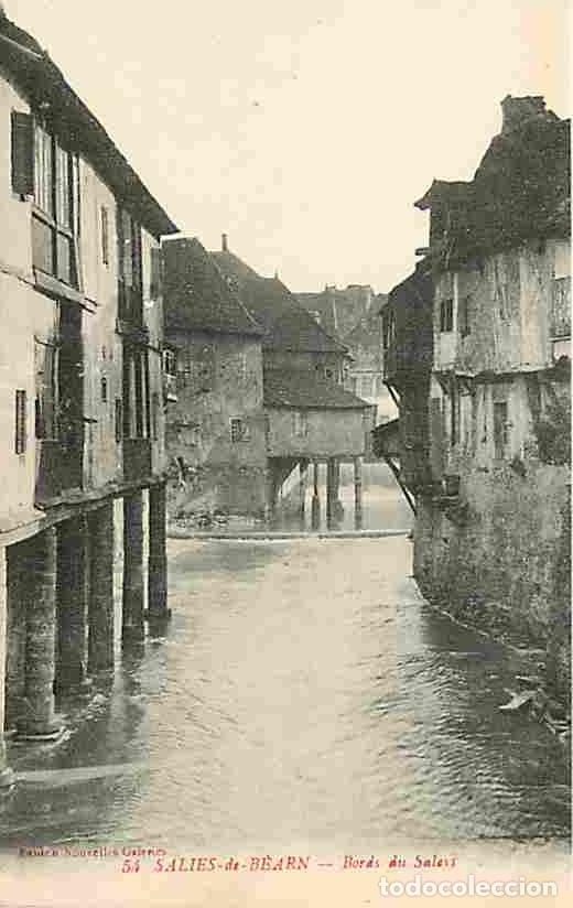 Cartes Postales: France - 64 - Salies de B&eacute;arn - Bords du Saleys - Etat l&eacute;ger pli visible - CPA - Voir Scans Recto-Ve
