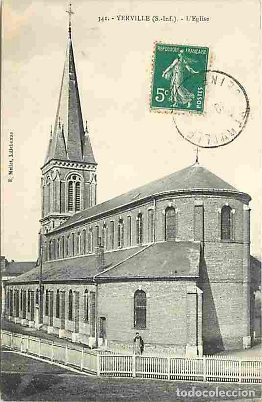 Cartoline: France - 76 - Yerville - L'Eglise - Anim&eacute;e - CPA - Voir Scans Recto-Verso