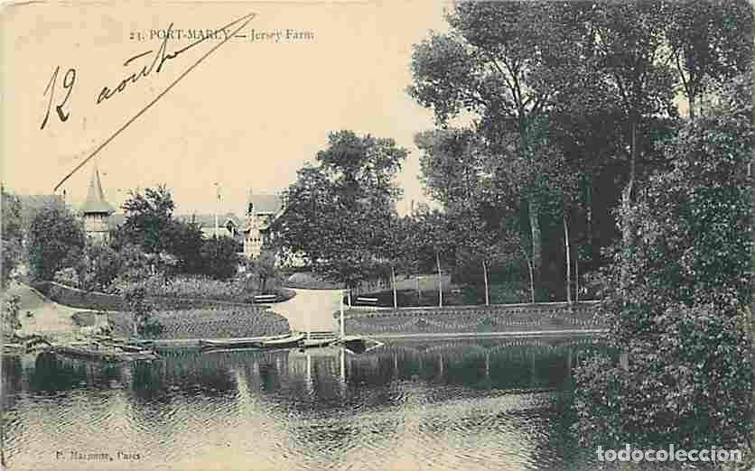 Cartes Postales: France - 78 - Port Marly - Jersey Farm - Oblit&eacute;ration ronde de 1907 - CPA - Voir Scans Recto-Verso