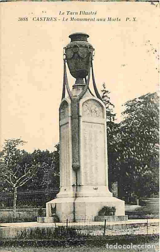 Cartes Postales: France - 81 - Castres - Le Monument aux Morts - Oblit&eacute;ration ronde de 1928 - CPA - Voir Scans Recto-
