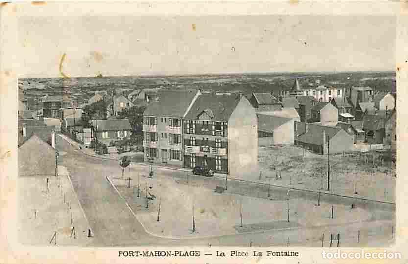 Cartes Postales: France - 80 - Fort Mahon - La Place de la Fontaine - CPA - Voir Scans Recto-Verso
