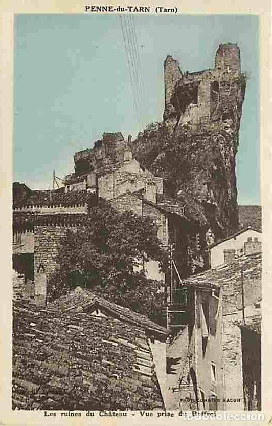Cartes Postales: France - 81 - Penne du Tarn - Les ruines du Ch&acirc;teau - Vue prise du Beffroi - Carte Neuve - CPA - Voi