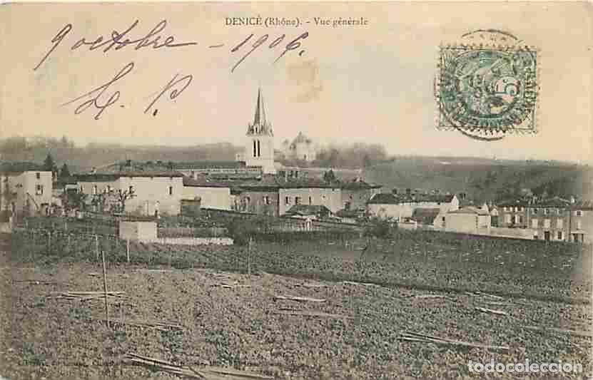 Postales: France - 69 - Denic&eacute; - Vue G&eacute;n&eacute;rale - Oblit&eacute;ration ronde de 1906 - CPA - Voir Scans Recto-Verso