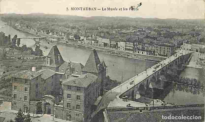 Postales: France - 82 - Montauban - Le Mus&eacute;e et les Ponts - Correspondance - Oblit&eacute;ration ronde de 1919 - CPA
