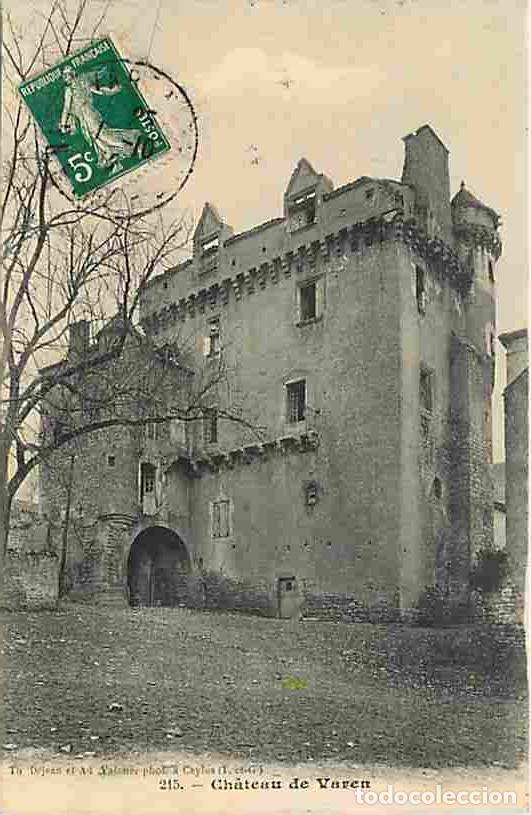 Postkarten: France - 82 - Varen - Ch&acirc;teau de Varen - Oblit&eacute;ration ronde de 1912 - CPA - Voir Scans Recto-Verso