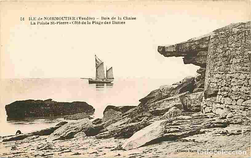Postales: France - 85 - Ile de Noirmoutier - Bois de la Chaise - La Pointe St-Pierre - C&ocirc;t&eacute; de la Plage des Da