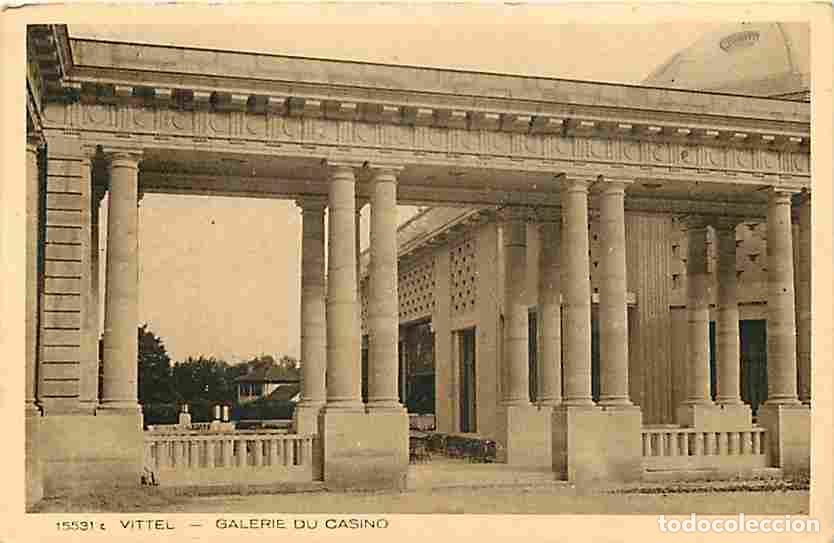Cartoline: France - 88 - Vittel - Galerie du Casino - Oblit&eacute;ration ronde de 1935 - CPA - Voir Scans Recto-Verso