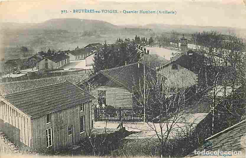 Cartes Postales: France - 88 - Bruy&egrave;res en Vosges - Quartier Humbert - Artillerie - Correspondance - Voyag&eacute;e en 1919