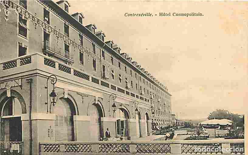 Cartes Postales: France - 88 - Contrexeville - Hotel Cosmopolitain - Anim&eacute;e - CPA - Voir Scans Recto-Verso