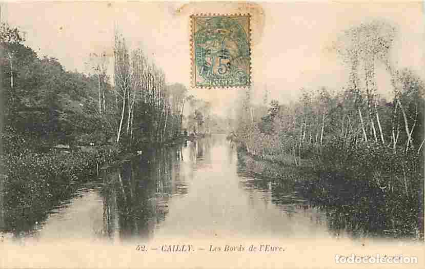 Postkarten: France - 76 - Cailly - Les bords de l'Eure - Oblit&eacute;ration ronde de 1916 - CPA - Voir Scans Recto-Ver