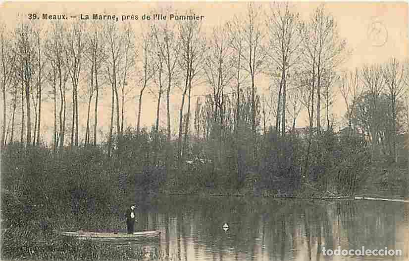 Postkarten: France - 77 - Meaux - La Marne pr&egrave;s de l'ile Pommier - Anim&eacute;e - Canotage - Correspondance - CPA - Vo