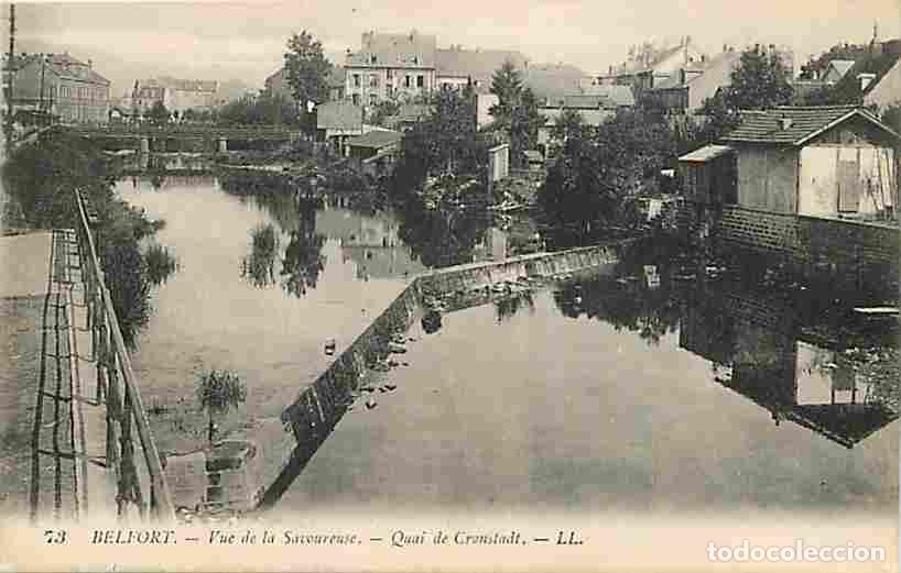 Postkarten: France - 90 - Belfort - Vue de la Savoureuse - Quai de Crostadt - CPA - Voir Scans Recto-Verso