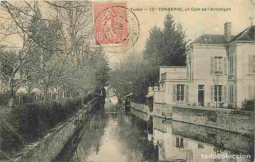 Postkarten: France - 89 - Tonnerre - Un coin de l'Arman&ccedil;on - Oblit&eacute;ration ronde de 1906 - Correspondance - CPA -