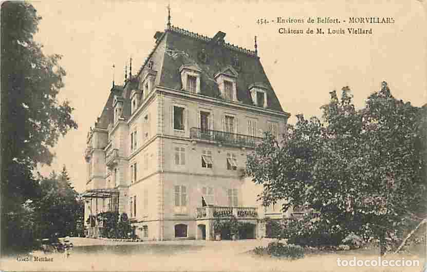 Postkarten: France - 90 - Morvillars - Ch&acirc;teau de M. Louis Viellard - Etat pli visible - CPA - Voir Scans Recto-