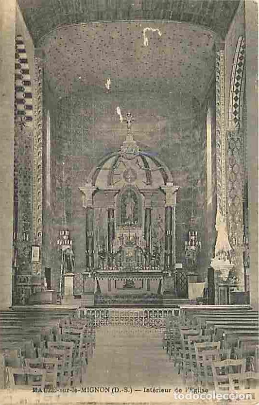 Postkarten: France - 79 - Mauz&eacute; sur le Mignon - Int&eacute;rieur de l'Eglise - Correspondance - CPA - Voir Scans Recto-