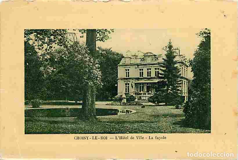 Postkarten: France - 94 - Choisy le Roi - L'Hotel de Ville - La Fa&ccedil;ade - Oblit&eacute;ration ronde de 1910 - CPA - Voir