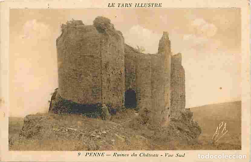 Cartoline: France - 81 - Penne du Tarn - Ruines du Ch&acirc;teau - Vue Sud - CPA - Voir Scans Recto-Verso