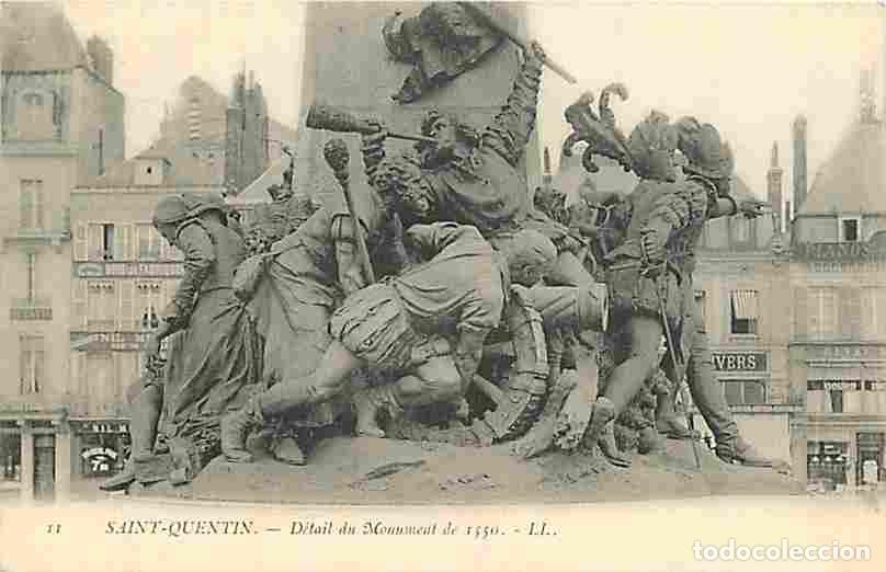 Postais: France - 02 - Saint Quentin - D&eacute;tail du Monument de 1550 - Pr&eacute;curseur - CPA - Voir Scans Recto-Verso