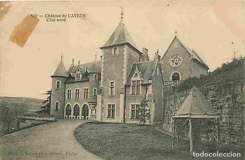Postais: France - 82 - Caylus - Ch&acirc;teau de Caylus - Cot&eacute; Nord - Correspondance - Voyag&eacute;e en 1908 - CPA - Voir