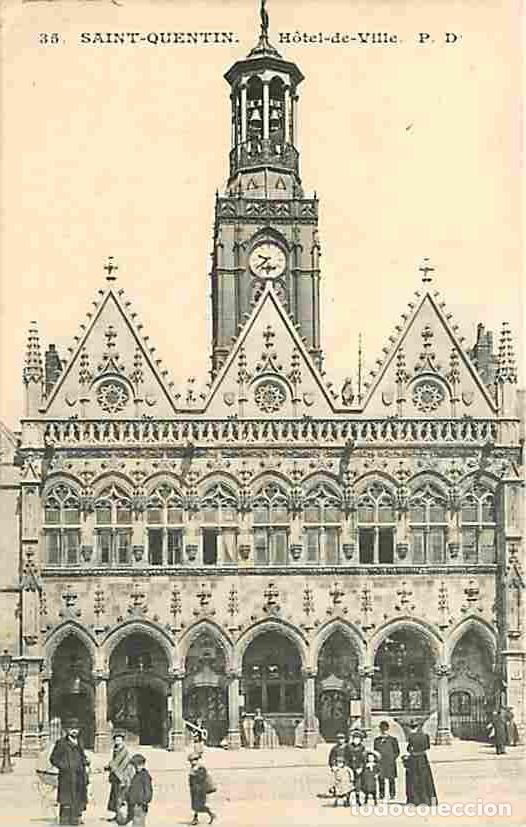 Postais: France - 02 - Saint Quentin - L'Hotel de Ville - Anim&eacute;e - Carte Neuve - CPA - Voir Scans Recto-Verso