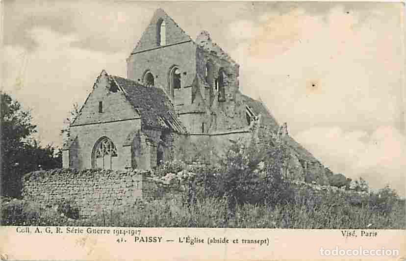 Postkarten: France - 02 - Paissy - L'&eacute;glise - Abside et transept - CPA - Voir Scans Recto-Verso