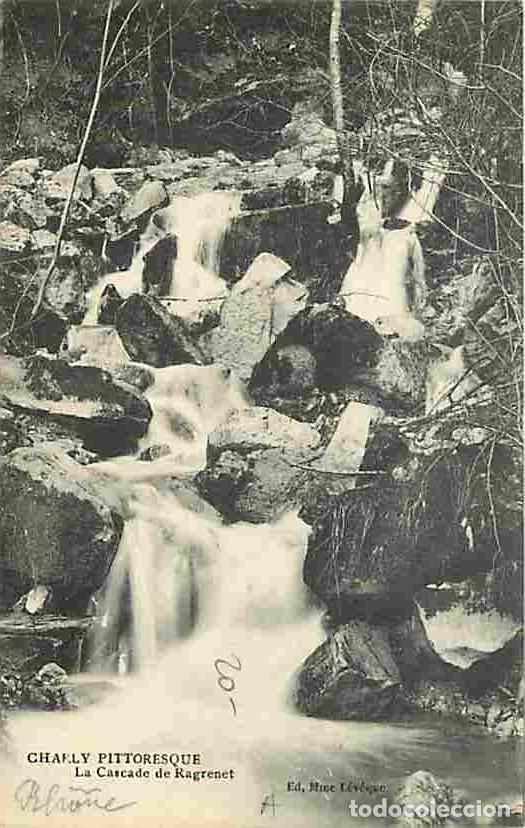 Postkarten: France - 02 - Charly - La Cascade de Ragrenet - Voyag&eacute;e en 1917 - CPA - Voir Scans Recto-Verso