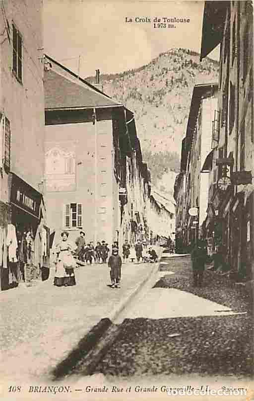 Postcards: France - 05 - Brian&ccedil;on - Grande Rue et Grande Gargouille - Anim&eacute;e - Carte Neuve - CPA - Voir Scans R