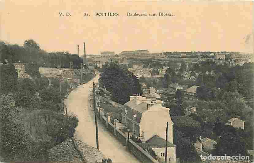 Postcards: France - 86 - Poitiers - Boulevard sous Blossac - CPA - Voir Scans Recto-Verso