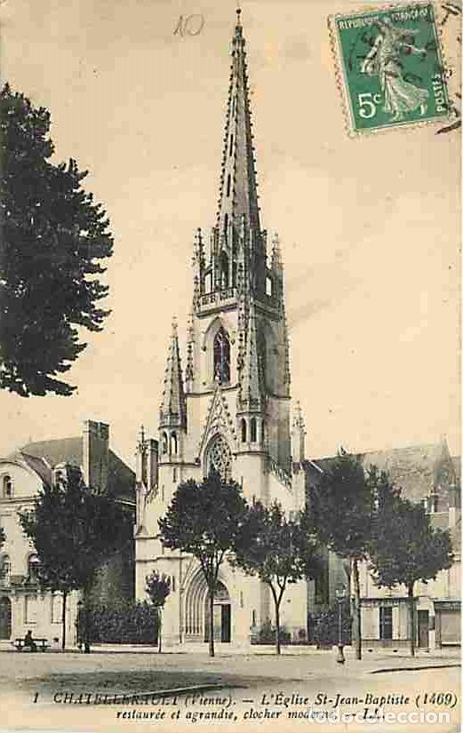 Postkarten: France - 86 - Chatellerault - L'Eglise Saint Jean Baptiste - CPA - Voir Scans Recto-Verso