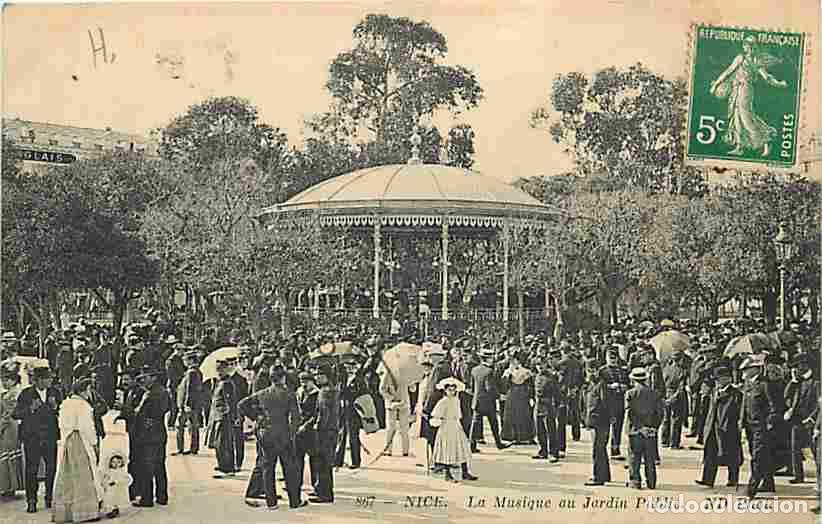 Postkarten: France - 06 - Nice - La Musique au Jardin Public - Anim&eacute;e - CPA - Voir Scans Recto-Verso