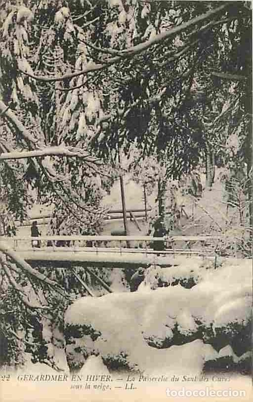 Postkarten: France - 88 - G&eacute;rardmer - G&eacute;rardmer en Hiver - La Passerelle du Saut des Cuves sous la neige - Anim&eacute;