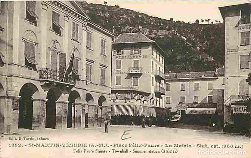 Postkarten: France - 06 - Saint Martin V&eacute;subie - Place F&eacute;lix Faure - La Mairie - Anim&eacute;e - Carte Neuve - CPA - Vo