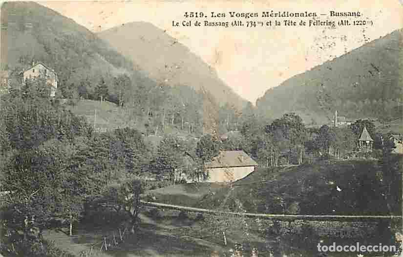 Postkarten: France - 88 - Bussang - Le Col de Bussang et la Tete de Fellering - Oblit&eacute;ration ronde de 1910 - Eta