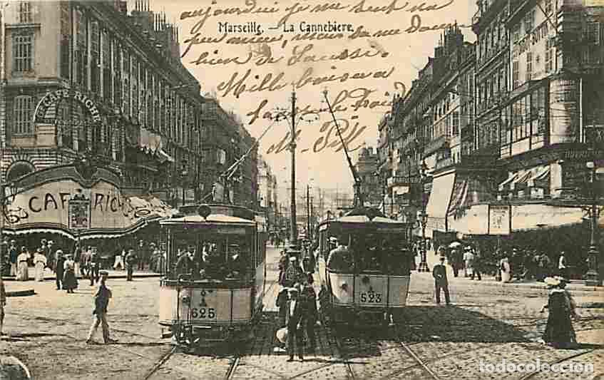 Postais: France - 13 - Marseille - La Cannebi&egrave;re - Anim&eacute;e - Tramway - CPA - Voir Scans Recto-Verso