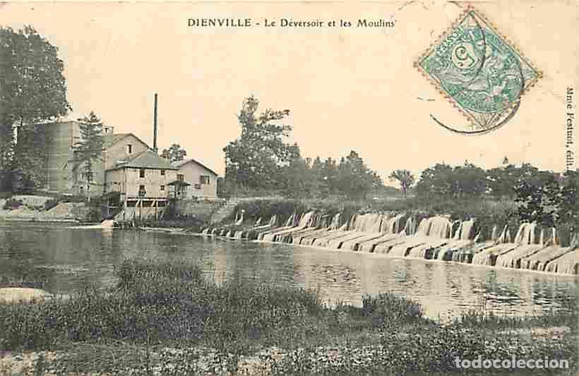 Postais: France - 10 - Dienville - Le D&eacute;versoir et les Moulins - Etat l&eacute;ger pli visible - CPA - Voir Scans Re