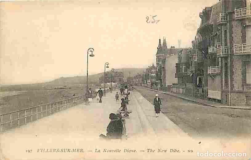 Postales: France - 14 - Villers sur Mer - La Nouvelle Digue - Anim&eacute;e - Correspondance - Voyag&eacute;e en 1931 - CPA