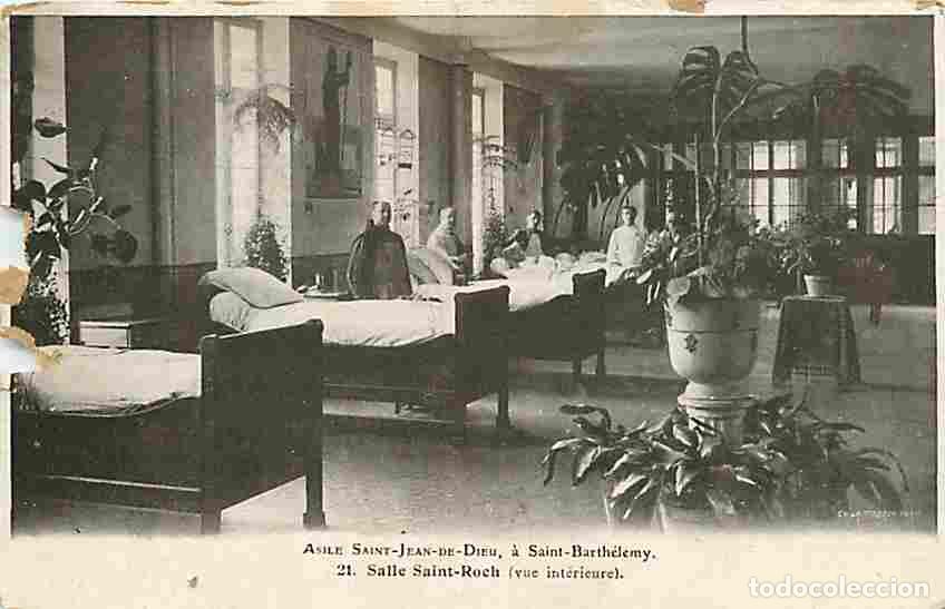 Postcards: France - 13 - Saint Barth&eacute;l&eacute;my - Asile Saint Jean de Dieu - Salle Saint-Roch - Vue int&eacute;rieure - Anim