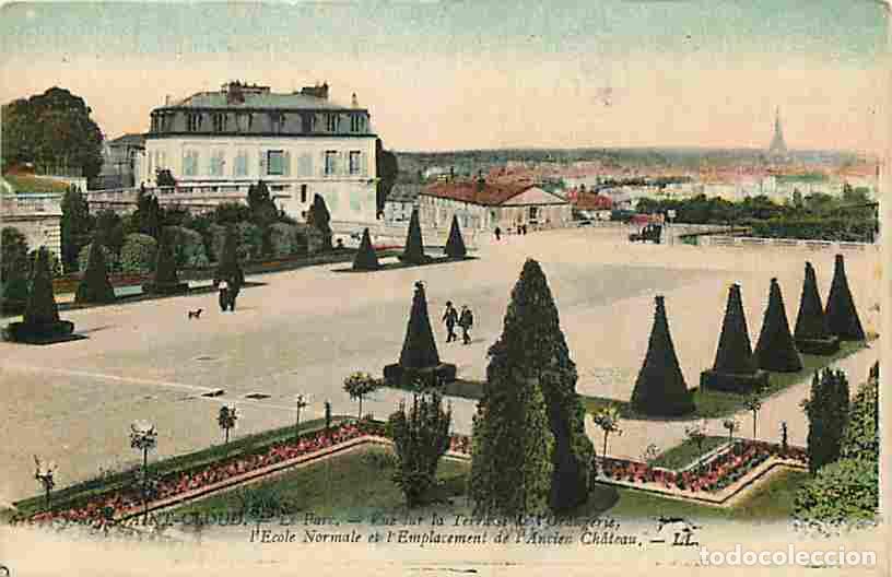Postais: France - 92 - Saint Cloud - Le Parc - Vue sur la Terrasse de l'Orangerie , l'Ecole Normale et l'empl