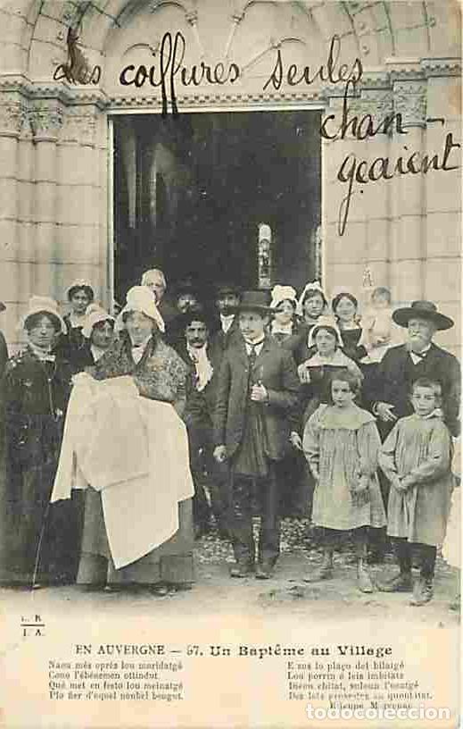 Cartoline: France - 15 - En Auvergne - Un Bapteme au Village - Anim&eacute;e - Folklore - CPA - Voir Scans Recto-Verso