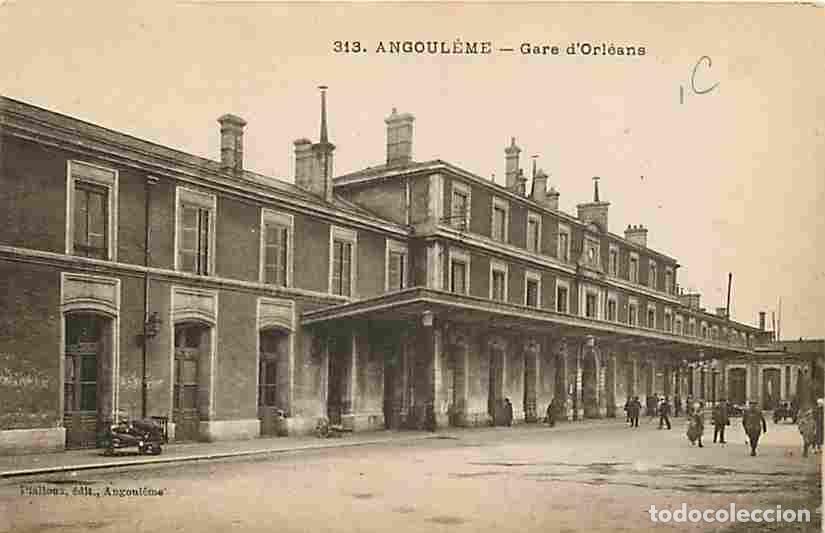 Cartoline: France - 16 - Angouleme - Gare d'Orl&eacute;ans - Anim&eacute;e - CPA - Voir Scans Recto-Verso