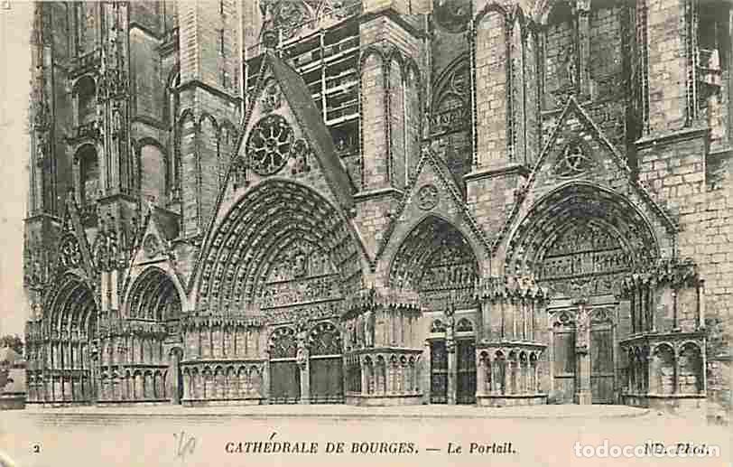 Cartes Postales: France - 18 - Bourges - La Cath&eacute;drale - Voyag&eacute;e en 1917 - CPA - Voir Scans Recto-Verso