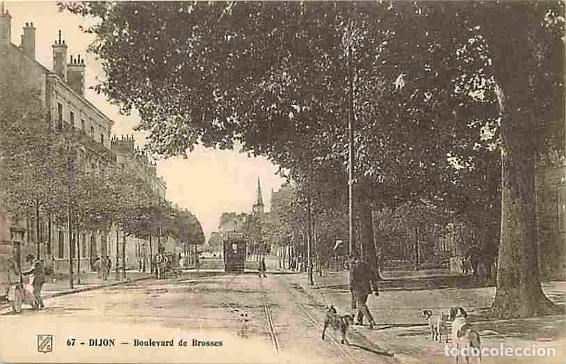 Cartes Postales: France - 21 - Dijon - Boulevard de Brosses - Anim&eacute;e - Tramway - Chiens - Carte Neuve - CPA - Voir Sc