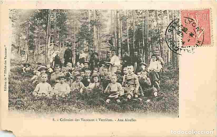 Cartes Postales: France - 25 - Verri&egrave;res - Colonies des Vacances &agrave; Verri&egrave;res - Aux Airelles - Anim&eacute;e - Oblit&eacute;ration r
