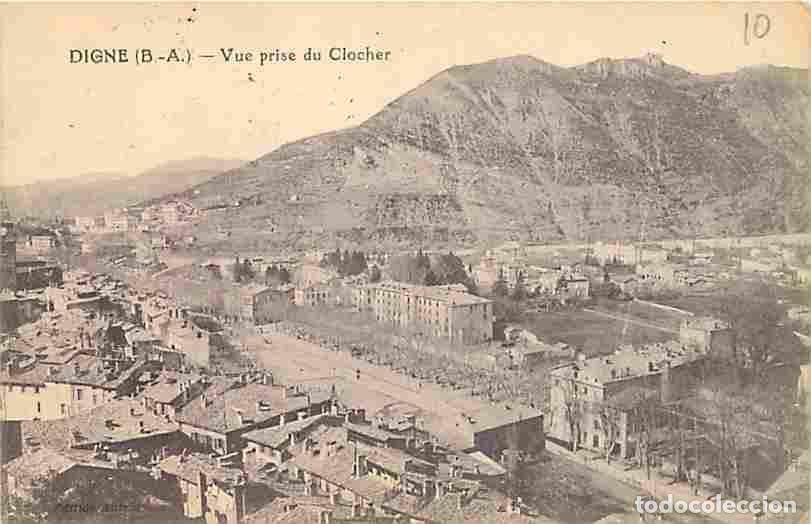 Cartoline: France - 04 - Digne - Vue prise du Clocher - Oblit&eacute;ration ronde de 1923 - CPA - Voir Scans Recto-Ver